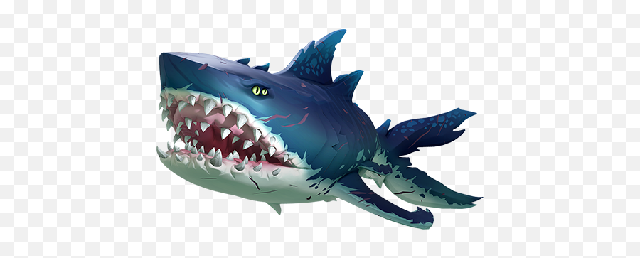 Megalodon - Blue Megalodon Sea Of Thieves Emoji,Emojis People Use By Sea Of Thieves Names