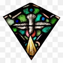 The Holy Spirit Stained Glass Symbol - Decorative Emoji,Stained Glass Emotions
