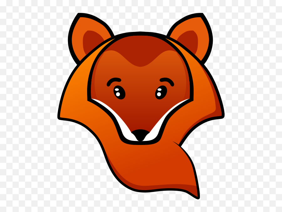 Fox Face Clipart - 184 Px Fox Emoji,Fox Face Emoji