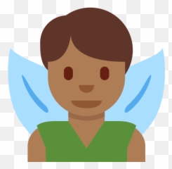 Man Fairy Emoji With Medium,Cute Fairy Emoji