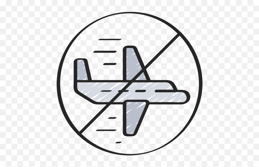No Flights Flying Airplane - No Contact Icon Png Emoji,Airplane Emoticon Text