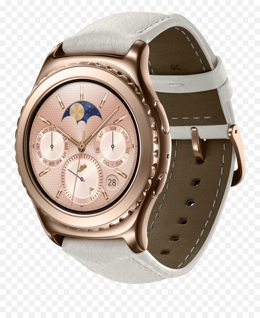 Samsung Ups Its Wearable Game Launches Three New Gear S2 - Samsung Gear S2 Rose Emoji,Faceboom Emoticons 2016