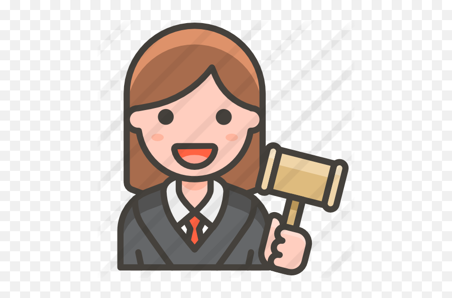 Judge - Judge Woman Png Emoji,Mallet Emoji