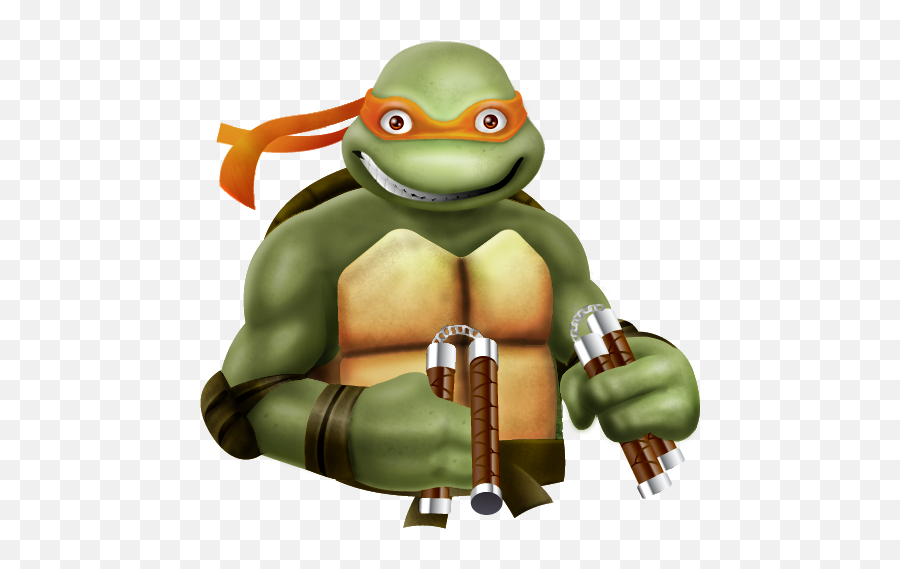 Michelangelo Icon - Tartaruga Ninja Michelangelo Png Emoji,Ninja Turtle Emoji Download