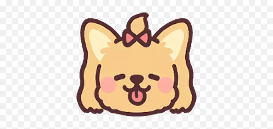 Yorkshire - Stickers For Whatsapp Happy Emoji,Puppy Yorkie Emoticon