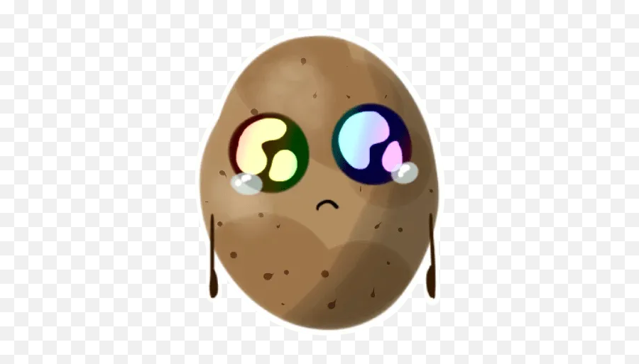 Stickers Set For Telegram Emoji,Kawaii Potato Emoji Set