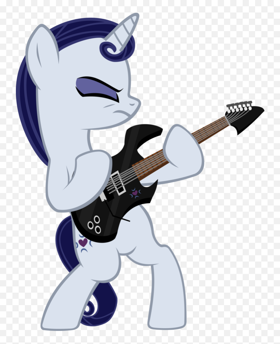 Absurd Res Artist - Mlp Pony Guitar Base Emoji,Mlp Fim A Flurry Of Emotions