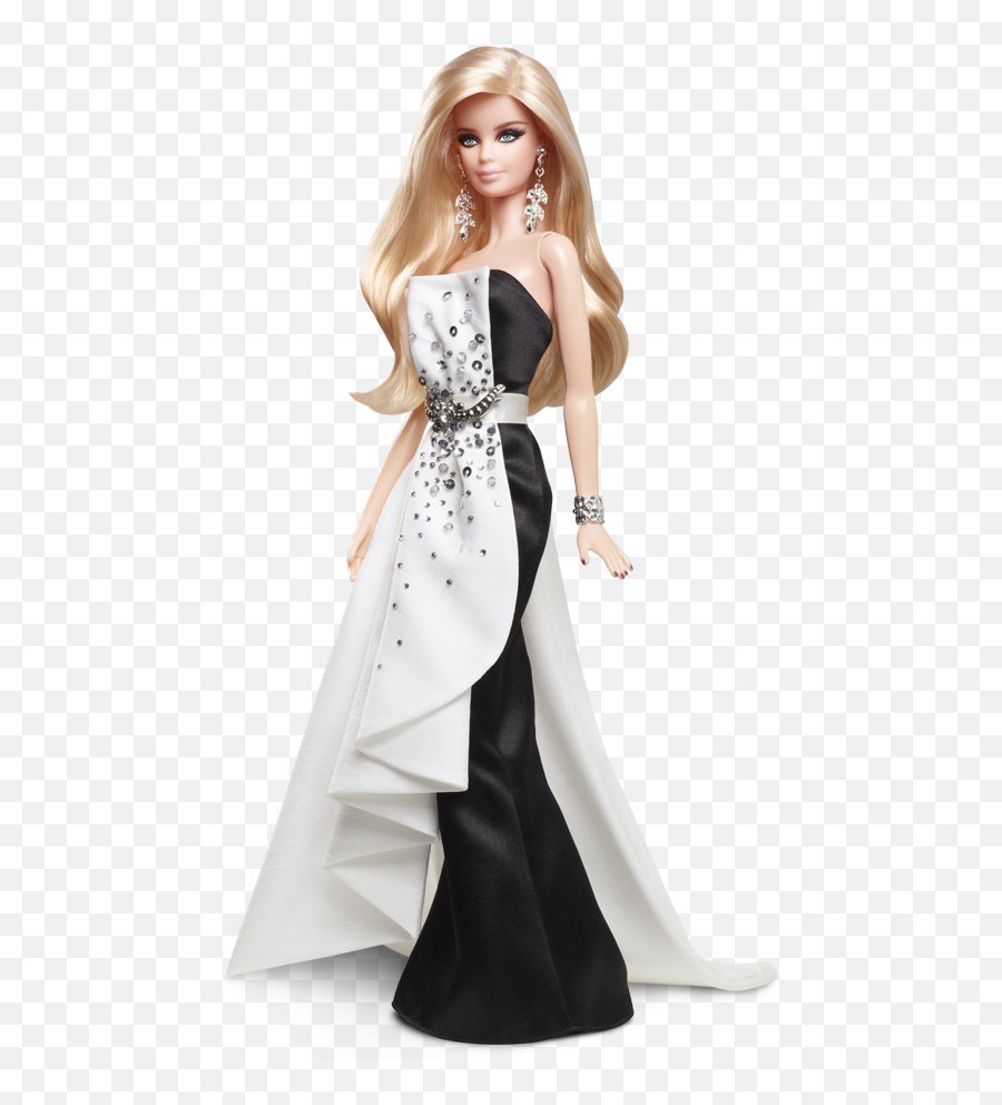 Platinum Label Barbie - Barbie Beaded Gown Emoji,Emotion Used On Barbie Ad Imagine The Possibilities