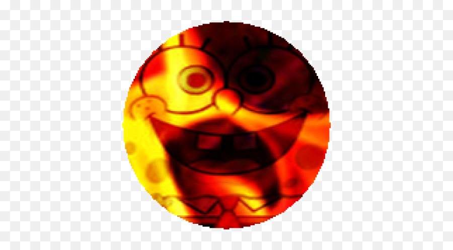 Flame Spongebob - Roblox Emoji,Flames Emoticon