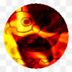 Flame Spongebob - Roblox Emoji,Flames Emoticon