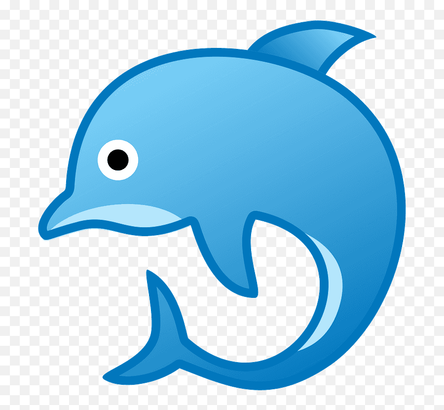 Dolphin Emoji - Dolphin Emoji,Dolphin Emoticon