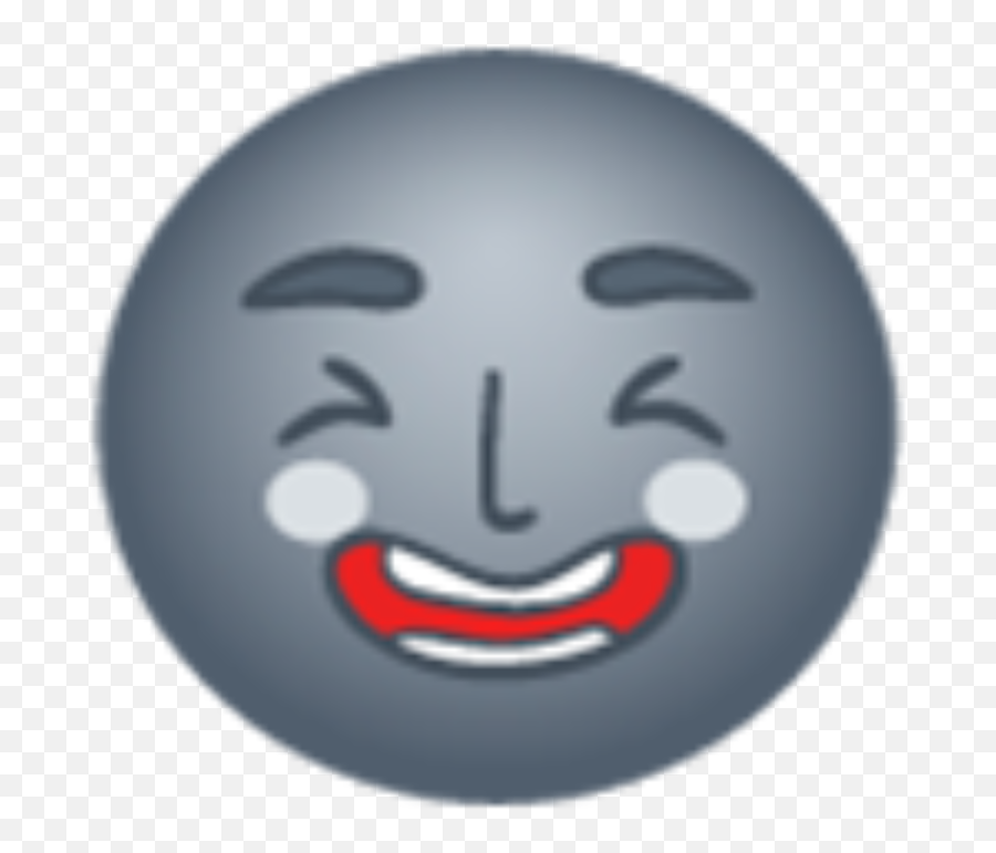 Moon Ha Ha Emoji,Satisfied Emoji Png