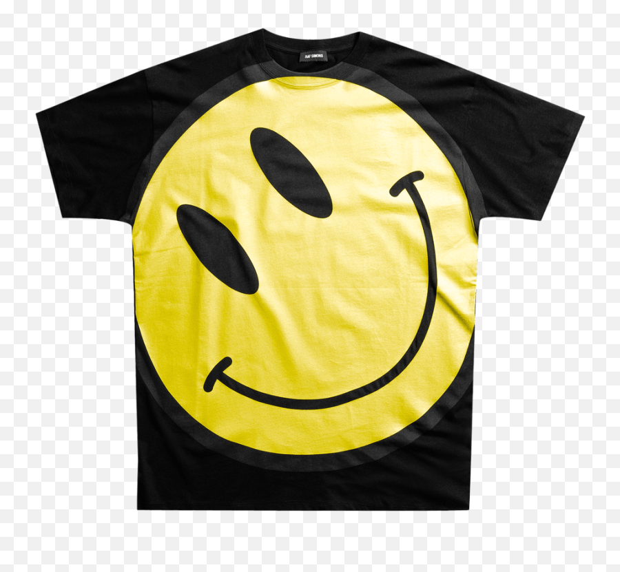 Raf Simons Oversized Smiley T - Shirt U0027blacku0027 Raf Simons Happy Emoji,Creeper Emoticon