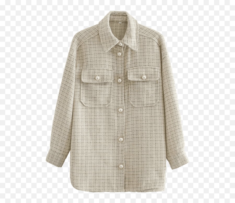 Tweed Vintage Oversize Shirt For Women U2013 Dresoo Emoji,Woman Shoulder Shrug Emoji
