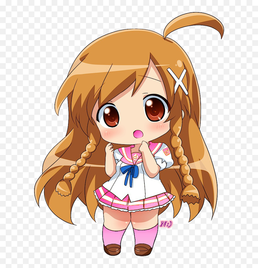 Anemy Emoji Lover - Transparent Anime Chibi Png,Lover Emoji - Free ...