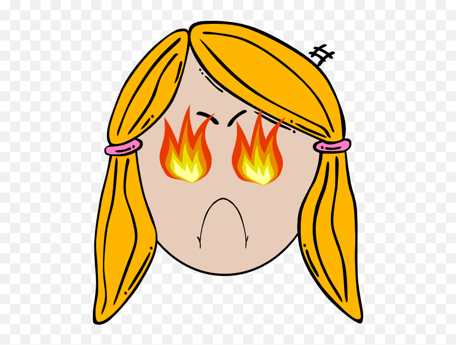 Mean Faces Clip Art - Angry Woman Face Cartoon Png Mad Face Clip Art Emoji,Angry Emoji Drawing