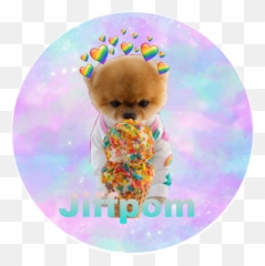 Jiffpom Dog Sticker - Soft Emoji,Jiff Emoji
