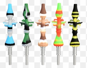 Rpg Silicone Dab Straw With Titanium - Vertical Emoji,Look At My Dab Emoji