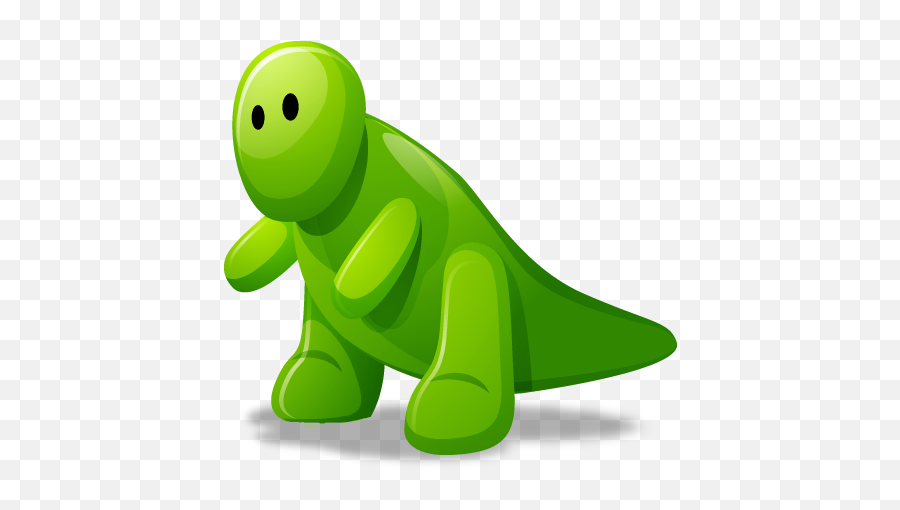 Dino Green Cartoon Icon - Clipart Green Dinosaur Small Emoji,Dinosaur Emoticon