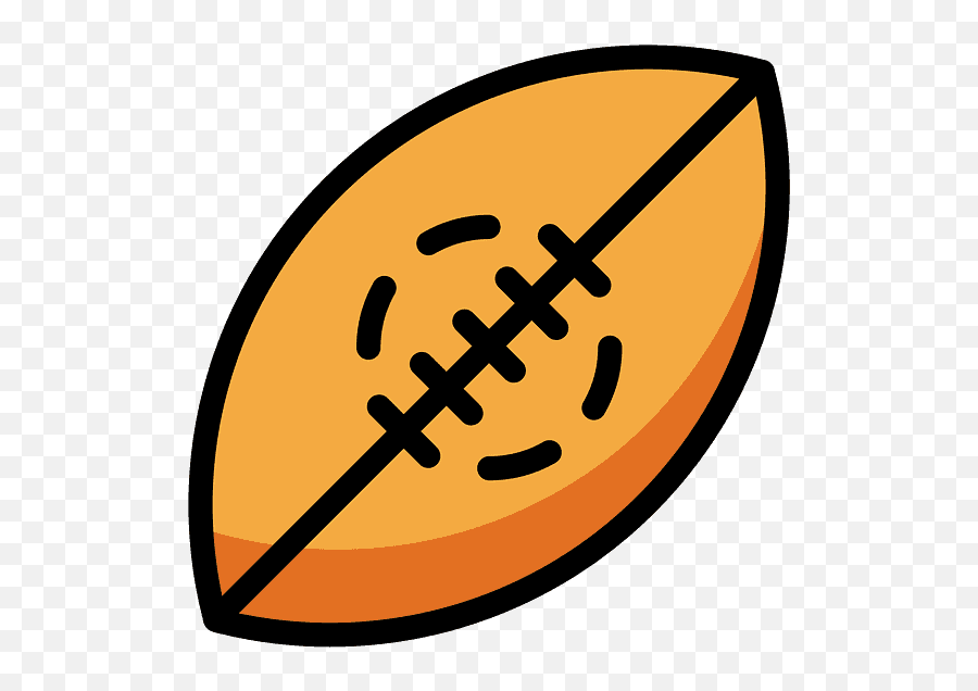 Rugby Football Emoji - Rugby Ball,Football Emoji