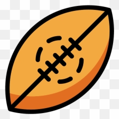 Rugby Football Emoji - Rugby Ball,Football Emoji
