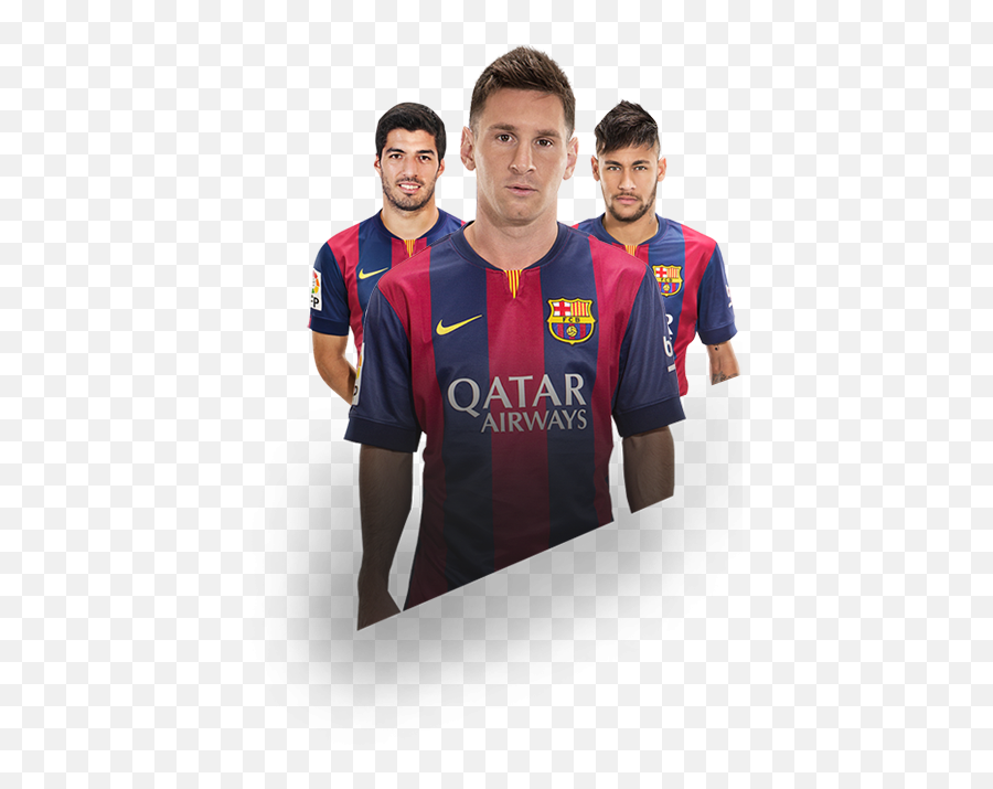 Messi Suarez Neymar Fc Barcelona Png 2017 - Messi Suarez Neymar Png Emoji,Fc Barcelona Emoji