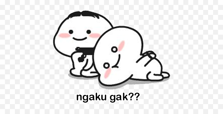 Stiker Wa - Whatsapp Stickers Lil Bean Emoji,Emoticon Kesal