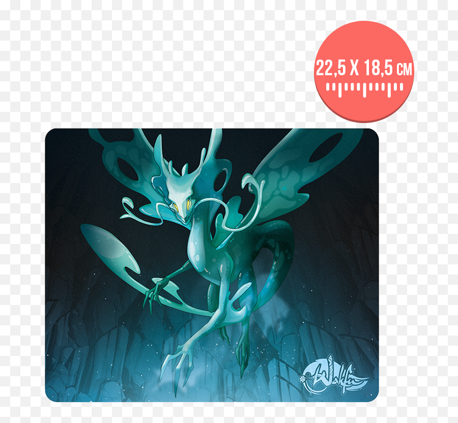 Wakfu Dragon Aguabrial Mousepad - Tapis De Souris Wakfu Emoji,Emotions Chibi Easy