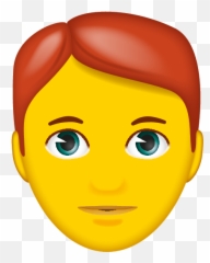 Red Hair - Emoji Brunette Man Png,Brunet Male With Glasses Emoji