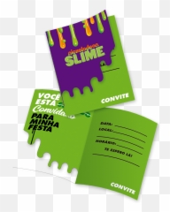 Nickalive - Convite De Aniversário De Slime Emoji,Beincadeira Com Emotions
