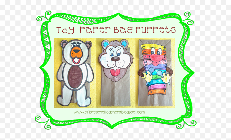 Esl Toys Thematic Unit Paper Bag Puppets Thematic Units - Biography Book Report Clipart Emoji,Esl Colouring Emotions Worksheet