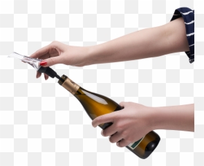 Vintorio Wine Aerator Pourer - Barware Emoji,Small Emoticon Of Popping Wine Bottle