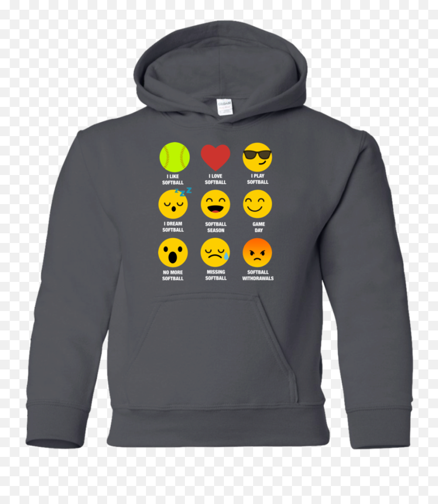 I Love Softball Emoji Emoticon Team - Alvin Hoodie Red Club,Withdrawal Emoticon