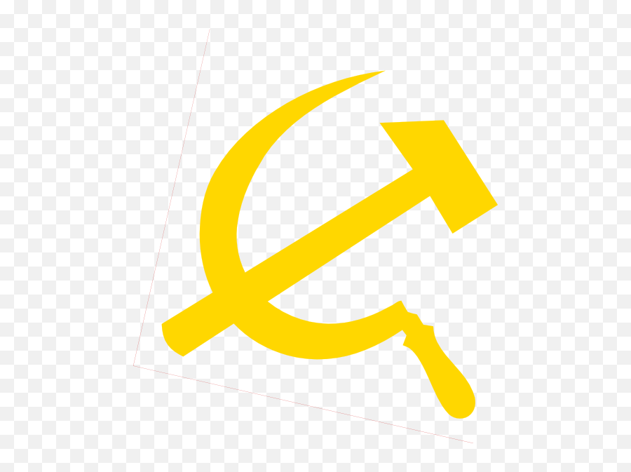 Hammer And Sickle Transparent Png - Hammer And Sickle Black And Yellow Emoji,Hammer And Sickle Emoticon