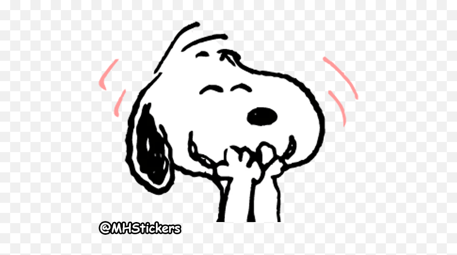 Snoopy Stickers - Live Wa Stickers Snoopy Emoji,Dancing Snoopy Emoticon Gif