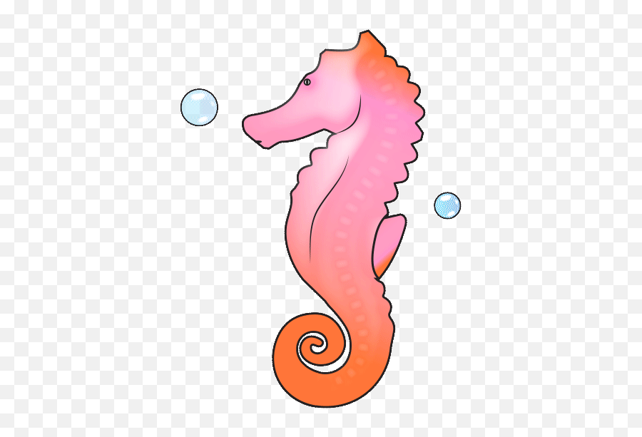 Animation Clipart Seahorse - Sea Horse Cartoon Gif Png Seahorse Gif Transparent Background Emoji,Facebook Emoticons Seahorse