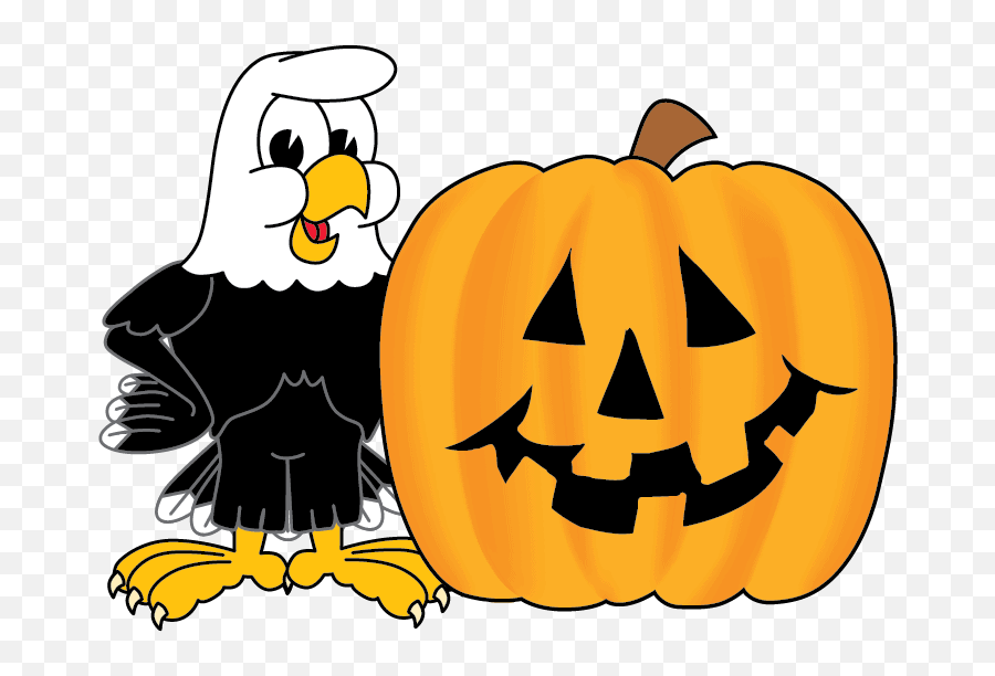 Halloween Images - Eagle With Pumpkin Clipart Emoji,Oriole Emoji