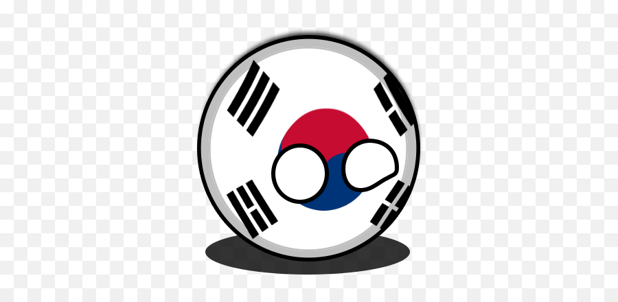 Southkoreaball Sticker - Flag Mexico And South Korea Emoji,Countryball Emotions Creator