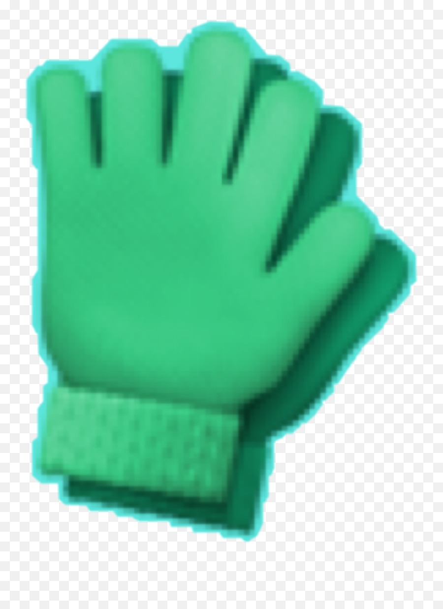 Handschuhe Gloves Green Emoji Sticker - Safety Glove,Emoji Gloves