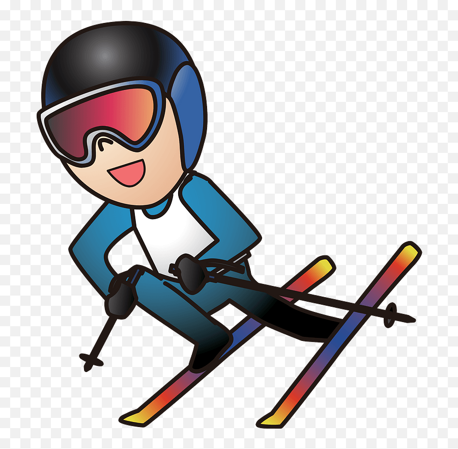Alpine Skiing Clipart - Ski Emoji,Ski Jumping Emoji