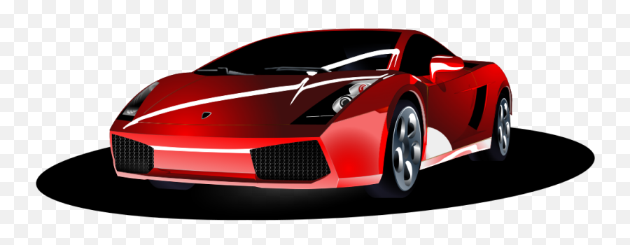 Red Sports Car Top View Png Svg Clip Art For Web - Download Red Lamborghini Emoji,Sports Car Emoji