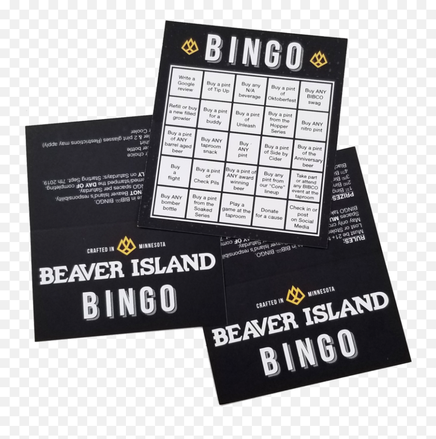 Beaver Island Beer Bingo Beaver Island Brewing Co - Dot Emoji,Gray Beaver Emoticons