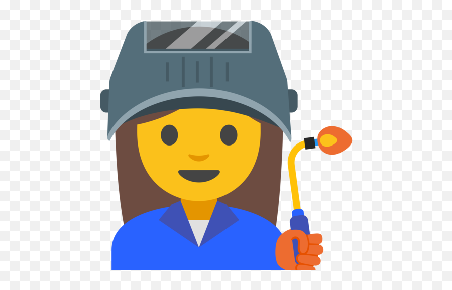 Woman Factory Worker Emoji - Professional Emoji,Female Factory Worker Emoji