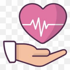 Medical Electrocardiogram Hand Heart Free Icon Of Emoji,Free Emojis Medical