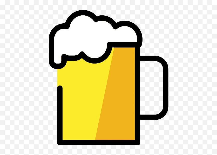Beer Mug Emoji Clipart - Emoji,Beer Emoji