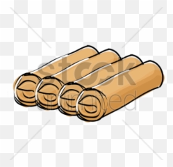 Rolls Clipart Bread Roll - Draw Spring Rolls Png Download Logo For Bread Roll Emoji,Egg Roll Emoji