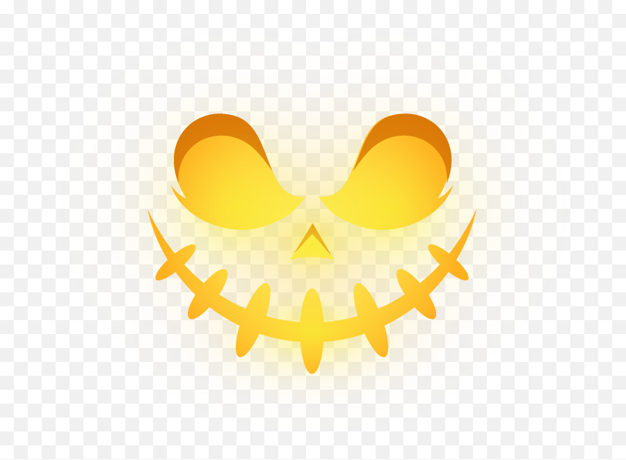 Glowing Pumpkin Face Halloween T - Shirt Emoji,Scary Halloween Pumpkin Ghost Emoji Stencils