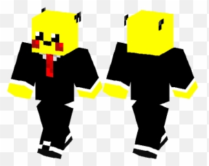 Pikachu Clipart Tuxedo - Minecraft Smiley Skin 528x418 Emoji,Minecraft Emoticon