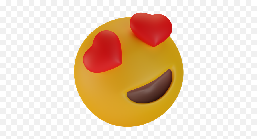 Smiling Heart 3d Illustrations Designs Images Vectors Hd Emoji,Free Heart Eyes Emoji