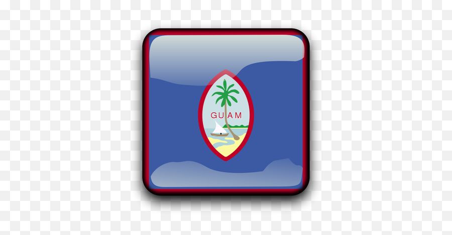 Guam Flag Vector Button Public Domain Vectors Emoji,Seel Emoji